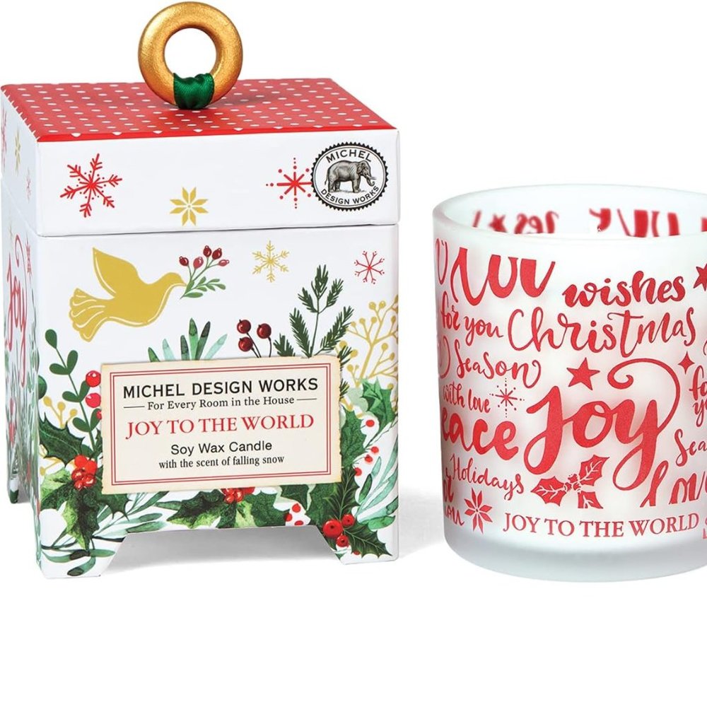 Joy to The World Soy Wax Candle